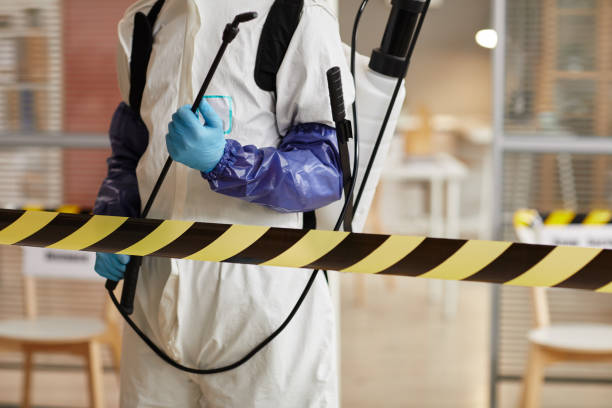 Professional Blood Cleanup technician working in Hampton, NH